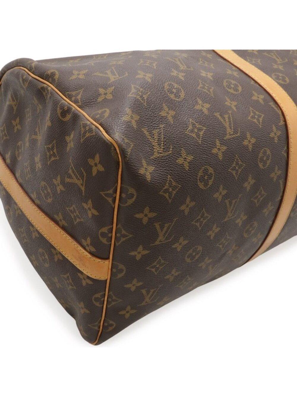 Louis Vuitton Monogram Keepall Bandouliere 55 Boston Bag Travel Purse 2-Way - Picture 3 of 9